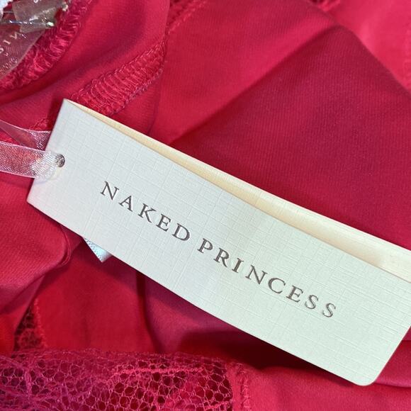 Naked Princess Silk Lace Ella Romper Sexy Lingerie New with Tags Size Medium - Picture 10 of 11